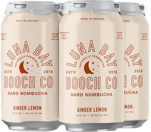 Luna Bay Booch - Ginger Lemon 4PK CANS