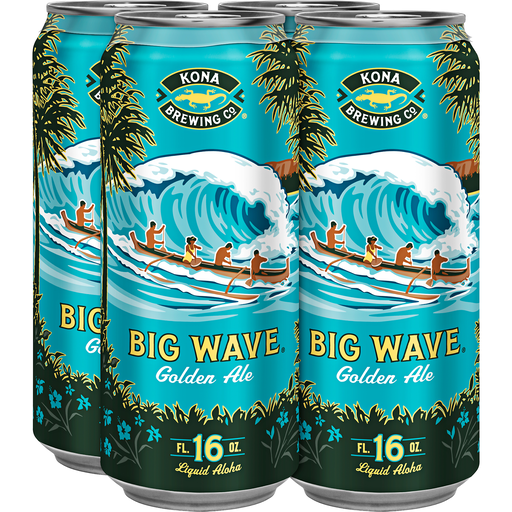 Kona Brewing - Big Wave 4PK CANS - uptownbeverage