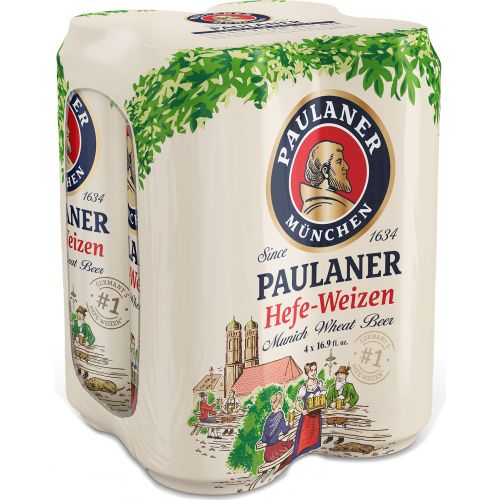 Paulaner - Hefe-Weizen Original 4PK CANS - uptownbeverage
