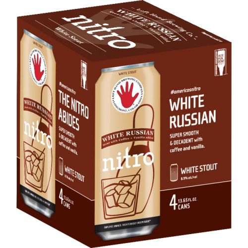 Left Hand Brewing - White Russian Nitro 4PK CANS - uptownbeverage