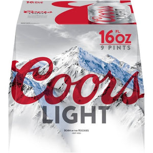 Coors Light - 9PK Aluminum - uptownbeverage