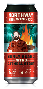Northway Brewing - Burly Bread Nitro Oatmeal Stout 4PK CANS - uptownbeverage