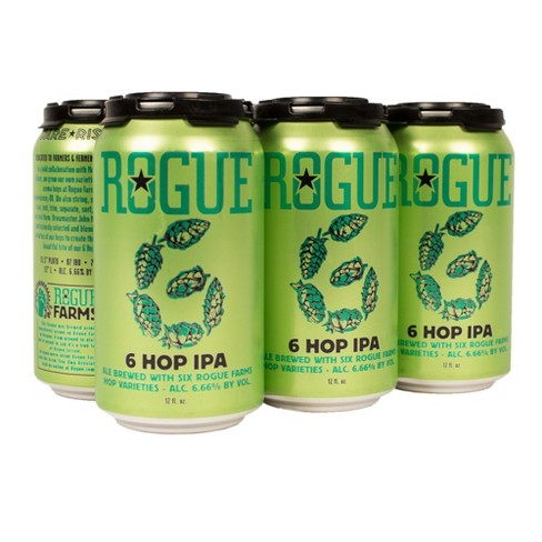 Rogue Brewing - 6 Hop IPA 6PK CANS - uptownbeverage