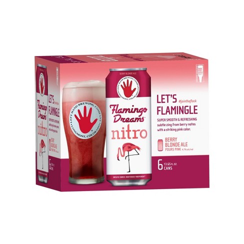 Left Hand Brewing - Flamingo Dreams Nitro 6PK CANS - uptownbeverage