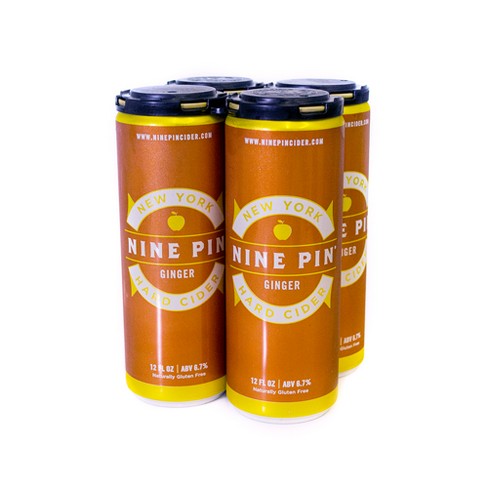 Nine Pin Cider - Ginger 4PK CANS - uptownbeverage
