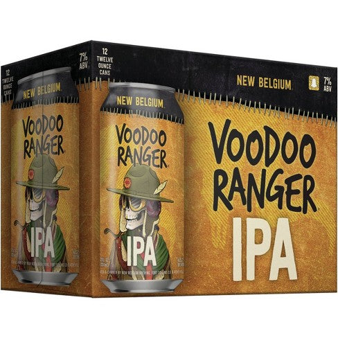 New Belgium Brewery - Voodoo Ranger IPA 12PK CANS - uptownbeverage