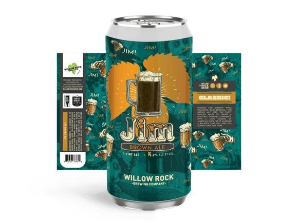 Willow Rock - Jim Brown Ale 4PK CANS
