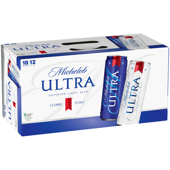 Michelob Ultra - 18PK CANS - uptownbeverage