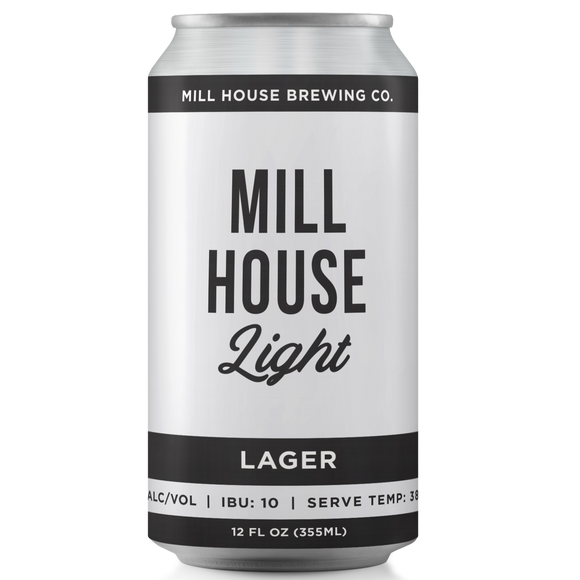 Mill House Brewing - Light Lager 6PK CANS