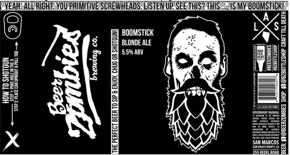 Beer Zombies - (Preorder) Boomstick Blonde 4PK CANS