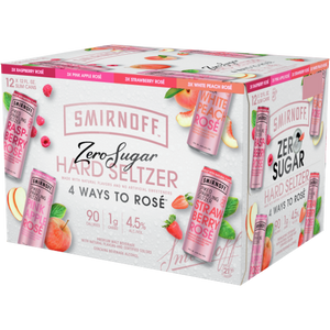 Smirnoff Seltzer - Rose Variety Pack 12PK CANS - uptownbeverage