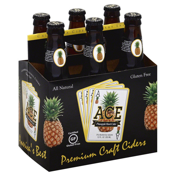 Ace Cider - Pineapple Craft 6PK BTL - uptownbeverage