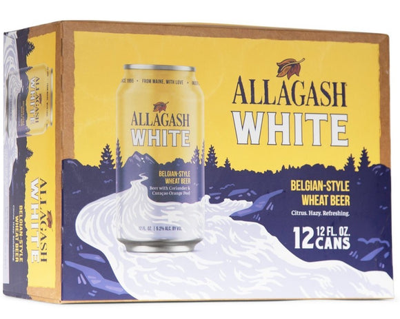 Allagash Brewing - White 12PK CANS - uptownbeverage