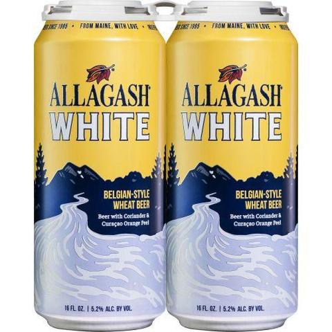 Allagash Brewing - White 4PK CANS - uptownbeverage