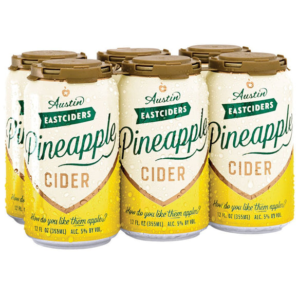 Austin Ciders - Pineapple 6PK CANS - uptownbeverage