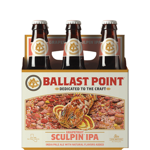 Ballast Point - Sculpin Grapefruit IPA 6PK BTL - uptownbeverage