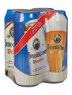 Benediktiner - Weissbier 4PK CANS - uptownbeverage