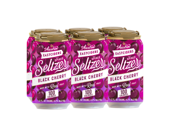 Austin Ciders - Black Cherry Seltzer 6PK CANS - uptownbeverage