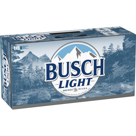 Busch Light Beer - 18 pack, 12 fl oz cans
