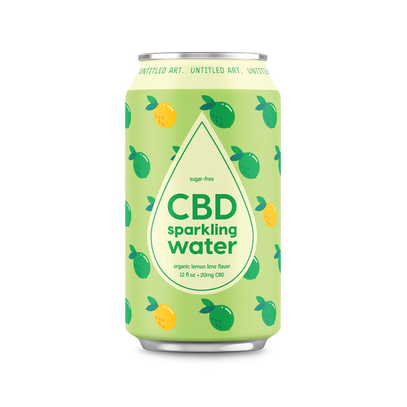 Untitled Art - CBD Sparkling Water Lemon Lime 6PK CANS