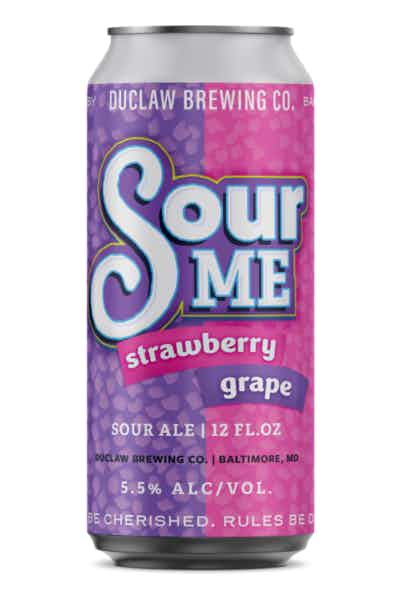 DuClaw Brewery - Sour Me Strawberry Grape 4PK CANS