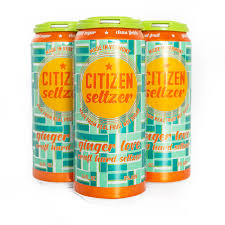 Citizen Cider - Ginger Seltzer 4PK CANS - uptownbeverage