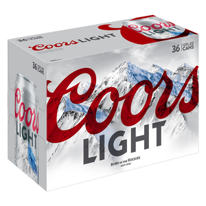 Coors Light - 36PK CANS - uptownbeverage