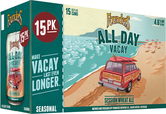 Founders - All Day Vacay 15PK CANS