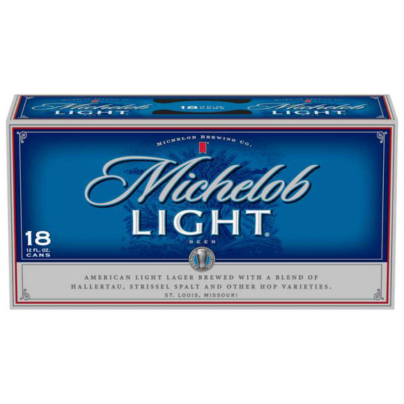 Michelob Light - 18PK CANS - uptownbeverage