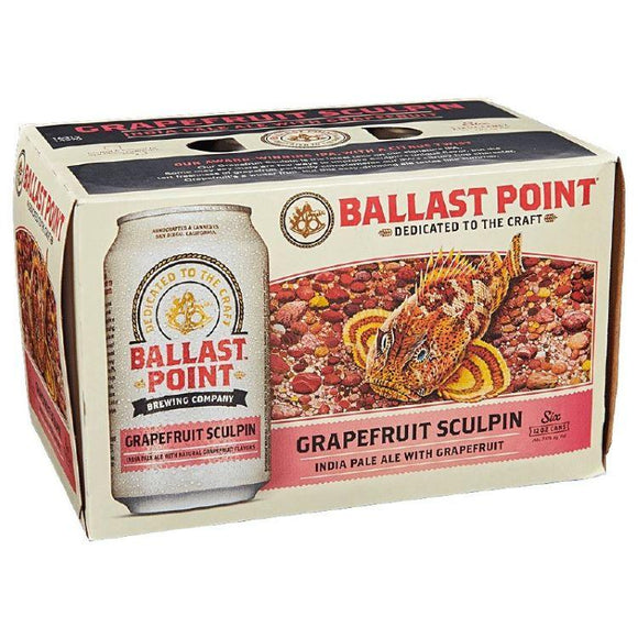 Ballast Point - Sculpin Grapefruit IPA 6PK CANS - uptownbeverage
