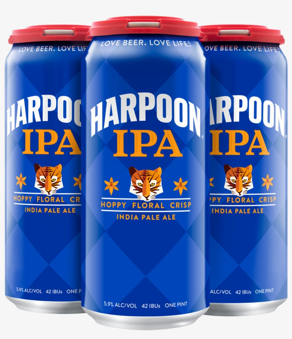 Harpoon - IPA 4PK CANS - uptownbeverage