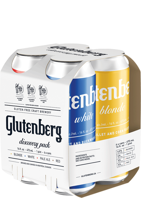 Glutenberg - Discovery Pack 4PK CANS - uptownbeverage