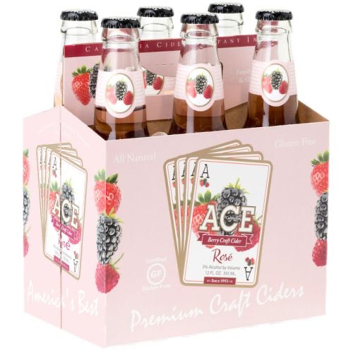 Ace Cider - Berry Rose 6PK BTL - uptownbeverage