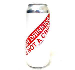 Aslin Brewing Co - Beer Drinking Is Not A Crime Single CAN