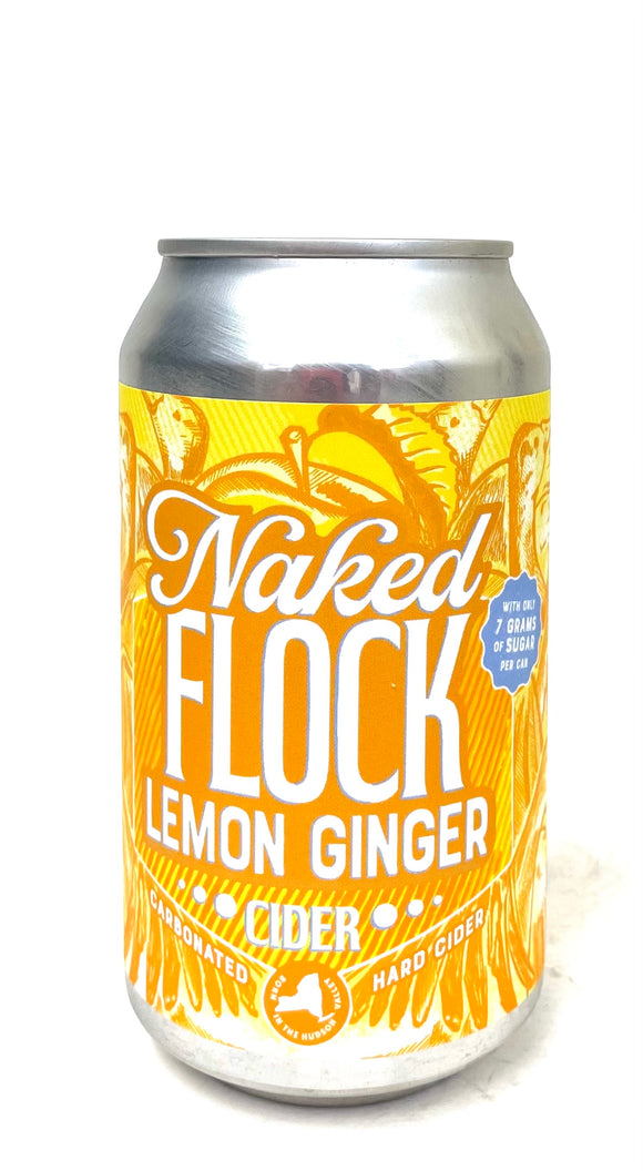 Naked Flock - Lemon Ginger Cider 4PK CANS