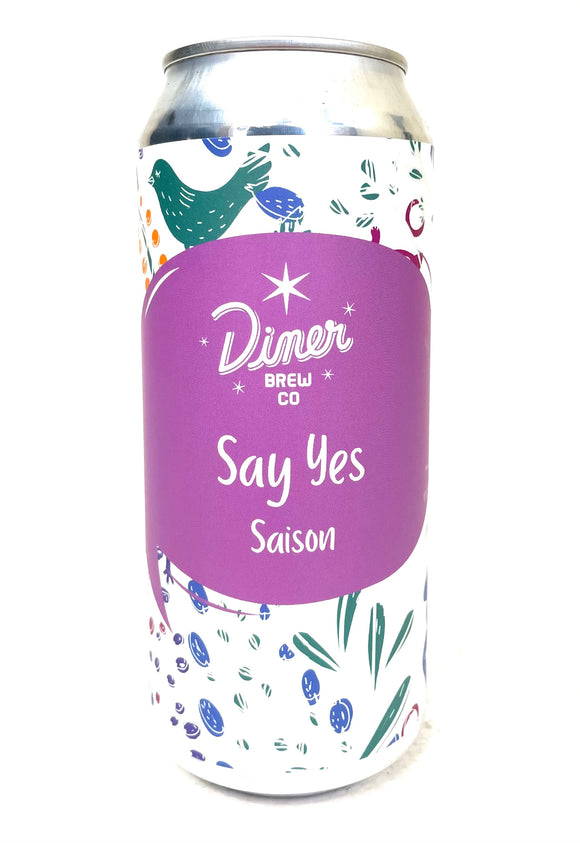 Diner Brew - Say Yes Saison SINGLE CAN