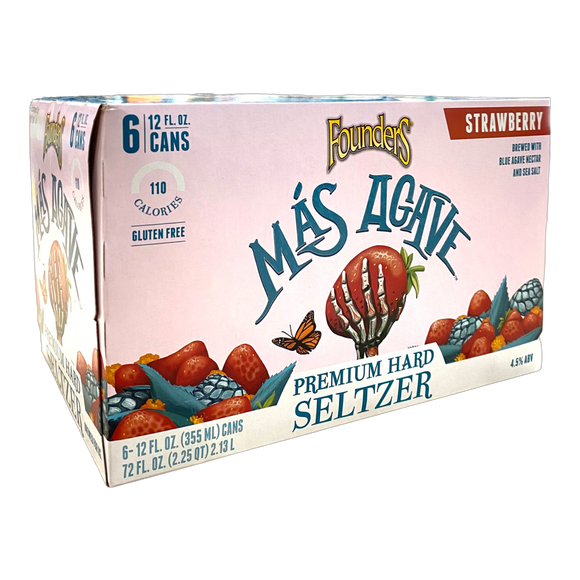 Founders - Mas Agave Strawberry 6PK CANS