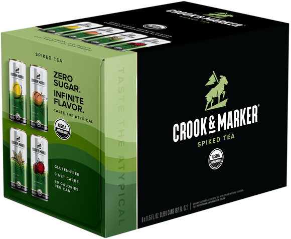 Crook & Marker - Tea Variety 8PK CANS - uptownbeverage