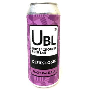 Underground Beer Lab - Defies Logic Hazy Pale Ale 4PK CANS