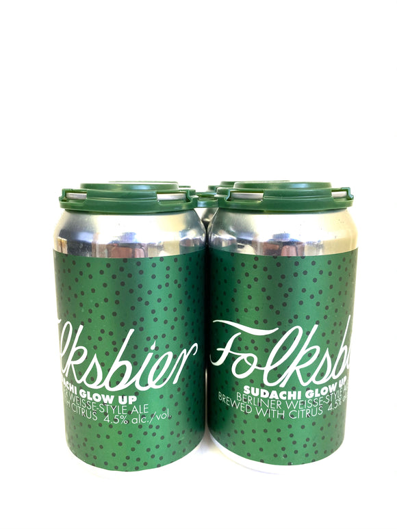 Folksbier - Glow Up Sudachi 4PK CANS