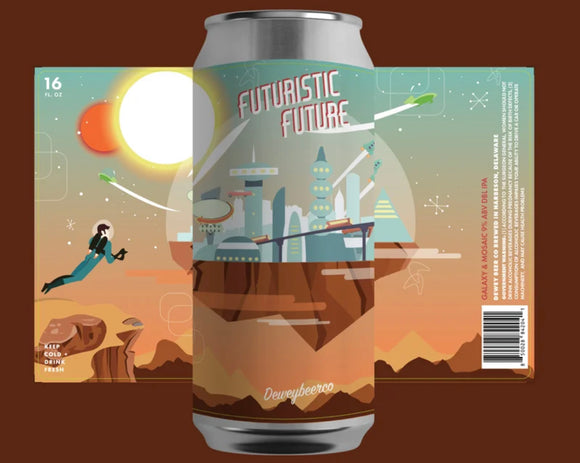 Dewey - Futuristic Future 4PK CANS