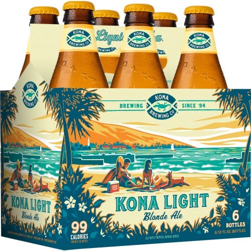 Kona Brewing - Kona Light Blonde Ale 6PK BTL - uptownbeverage