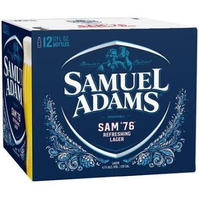 Samuel Adams - 76’ Lager 12PK BTL