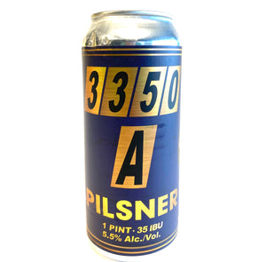Long Beach Brewing - 3350A Pilsner 4PK CANS