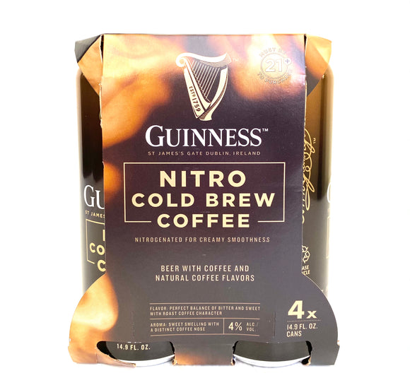 Guinness - Nitro Cold Brew 4PK CANS