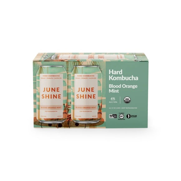 June Shine Booch - Blood Orange Mint 6PK CANS