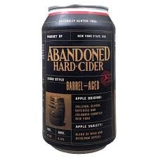 Abandoned Hard Cider - Barrel Aged 4PK CANS - uptownbeverage