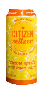 Citizen Cider - Seltzer Lemon Spritz Single CAN - uptownbeverage