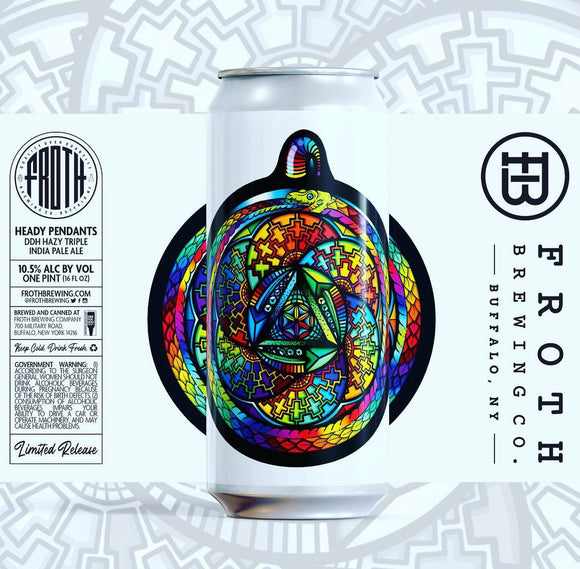 Froth - Heady Pendent Triple IPA Single CAN