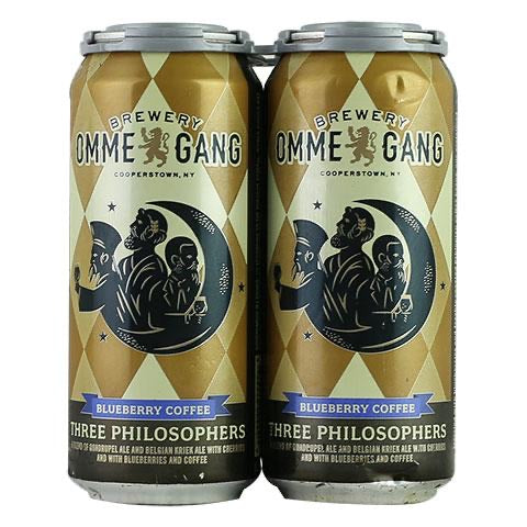 Ommegang - 3 Philosophers Blueberry Coffee 4PK CANS - uptownbeverage